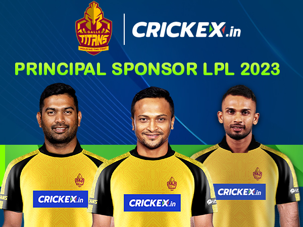 Crickex.in Signs Sponsorship Deal with Galle Titans for the Lanka Premier League 2023