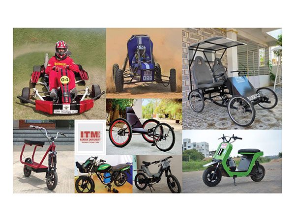 ITM (SLS) Baroda University Unveils Cutting-Edge Electric Vehicle Prototypes, Paving the Way for a Greener Future